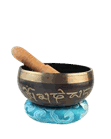A Tibetan singing bowl.