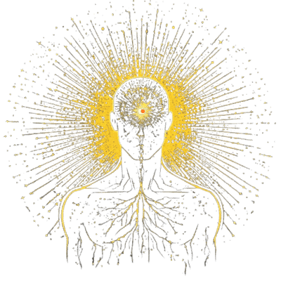 Abstract image representing the power of the mind and visualization
