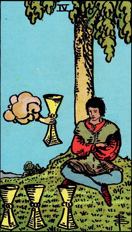 Four of Cups tarot card