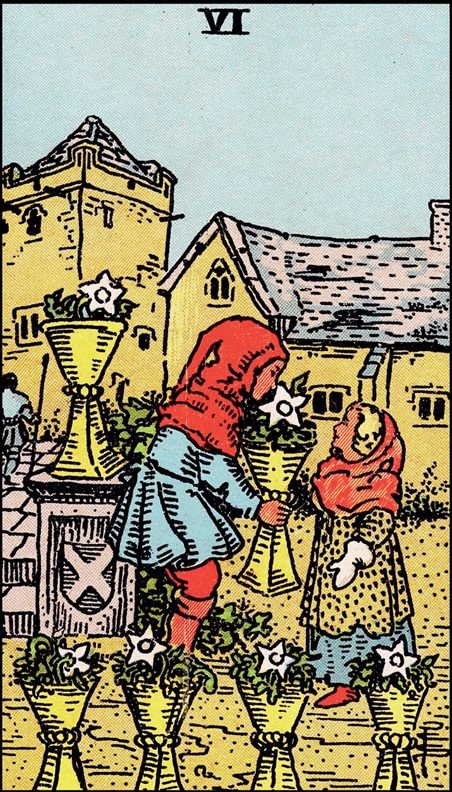 Six of Cups tarot card