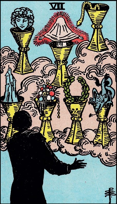 Seven of Cups tarot card