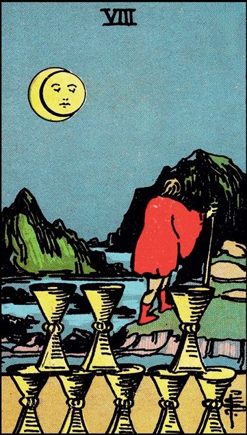 Eight of Cups tarot card