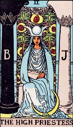 The High Priestess tarot card
