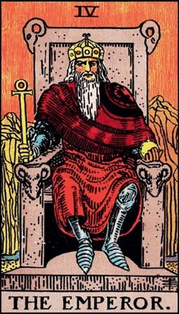 The Emperor tarot card