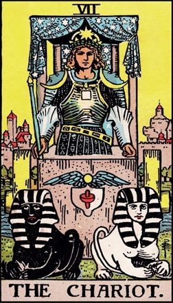 The Chariot tarot card