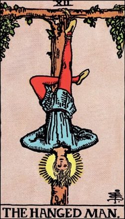 The Hanged Man tarot card