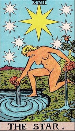 The Star tarot card