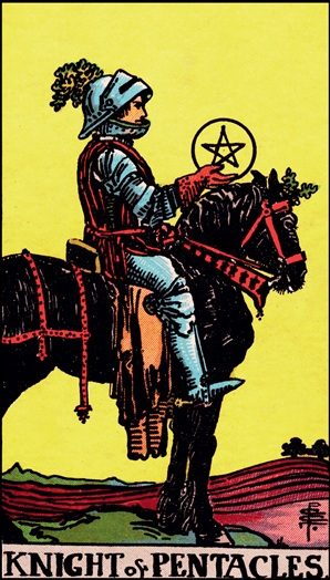 Knight of Pentacles tarot card
