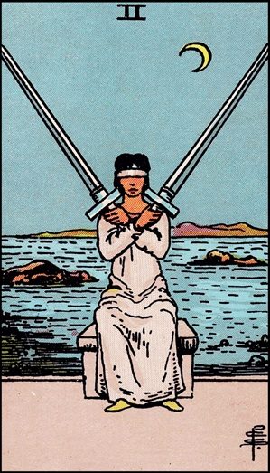 Two of Swords tarot card