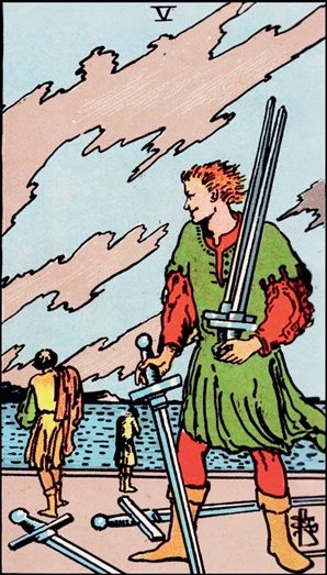 Five of Swords tarot card