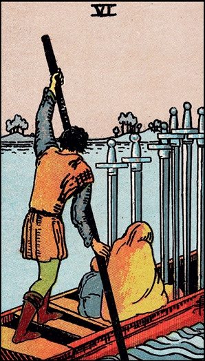 Six of Swords tarot card