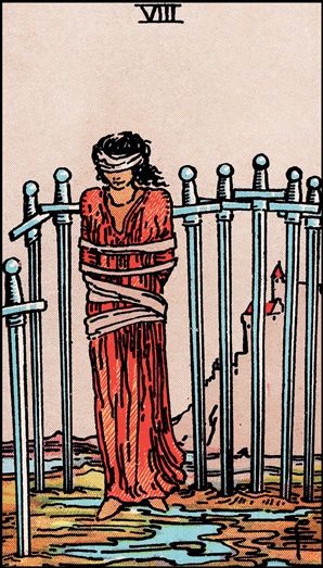Eight of Swords tarot card