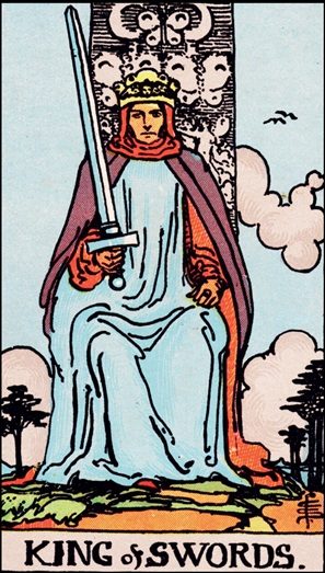 King of Swords tarot card