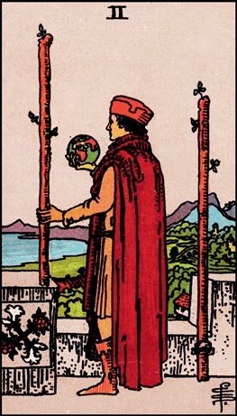 Two of Wands tarot card