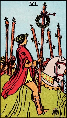 Six of Wands tarot card