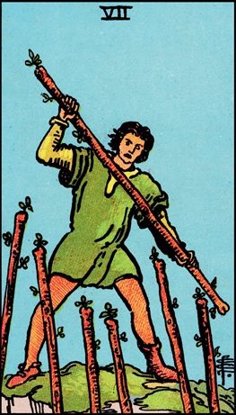 Seven of Wands tarot card