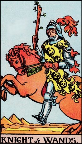 Knight of Wands tarot card