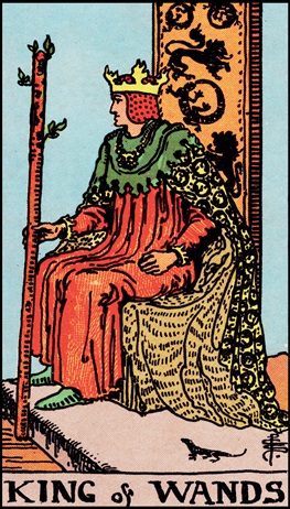 King of Wands tarot card